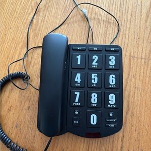 Landline Phone Big Button Simple Telephone for Elderly